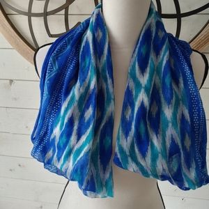 Blue scarf